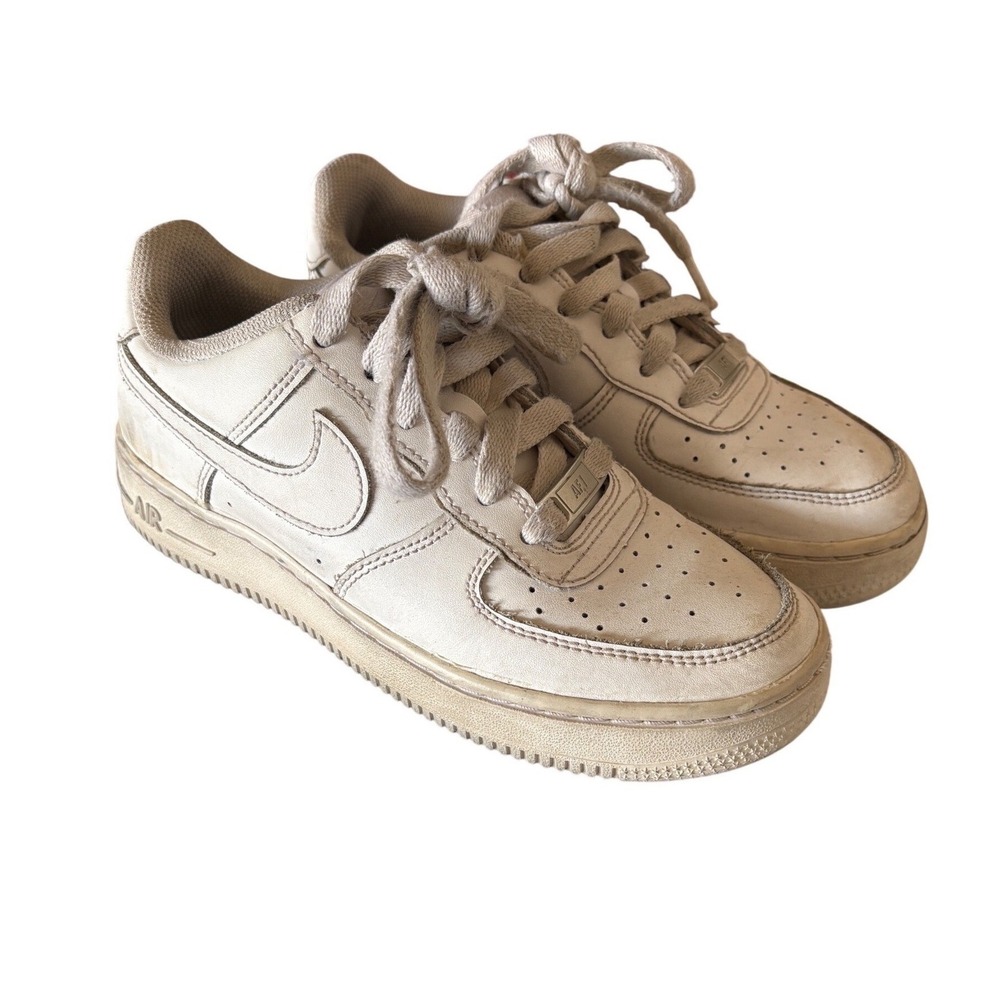 Nike Air Force 1 LE GS White White DH2920-111 Kids Size 3.5Y Low Top Sneakers